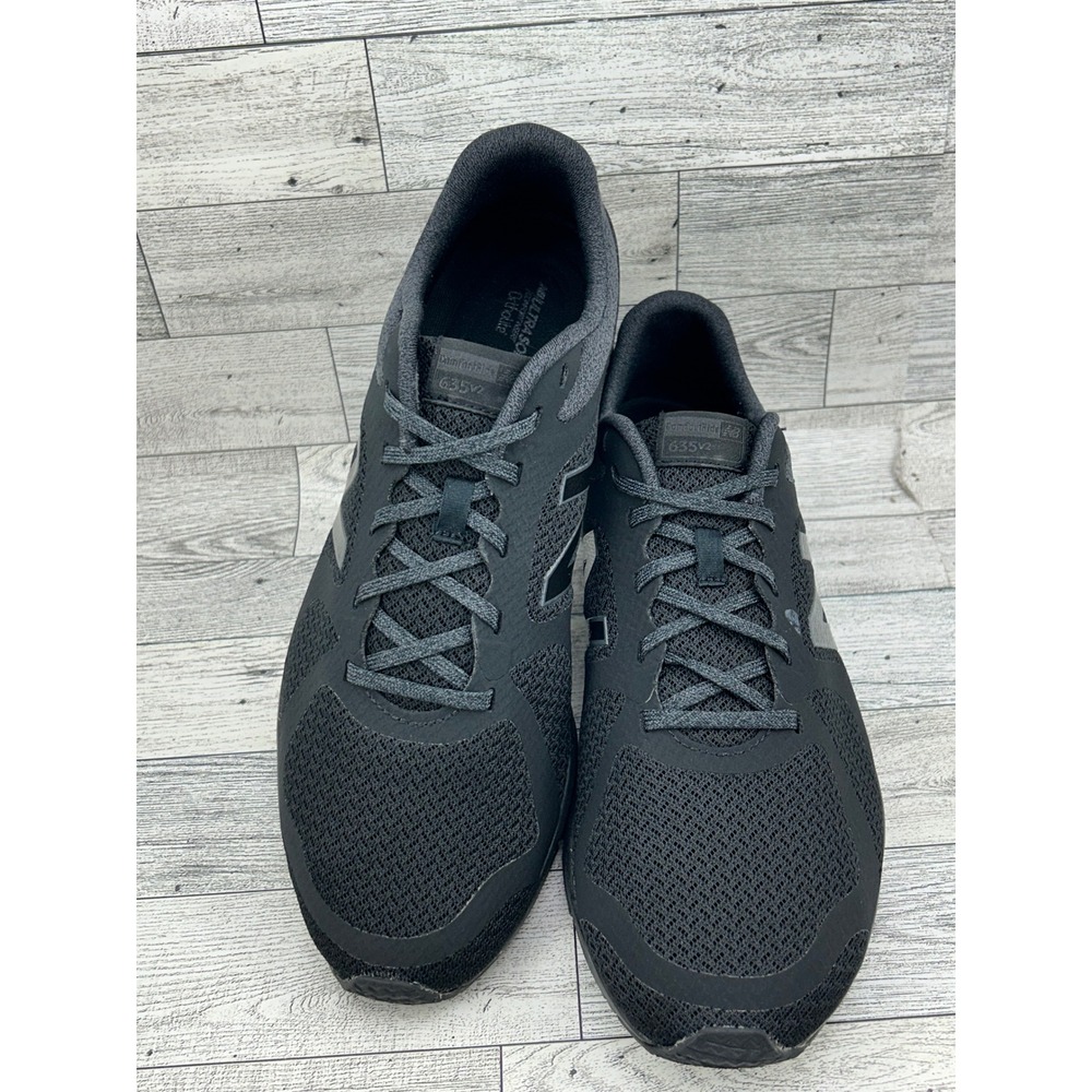 New Balance‎ 635v2 Women Running Shoes Black W635CT2 Size 9B Cush+ Ortholite
